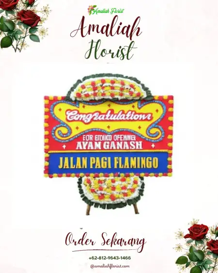 Sewa Papan Bunga Cianting Utara